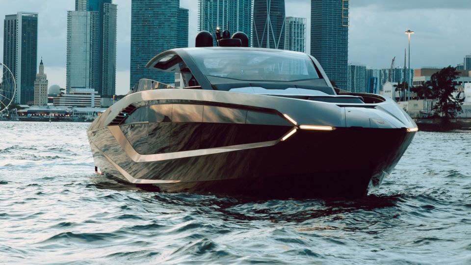 A Lamborghini Yacht In Jupiter, Florida